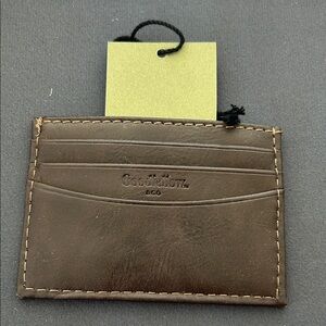 Goodfellow & co brown card case wallet